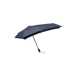 Mini automatic foldable storm umbrella, midnight blue
