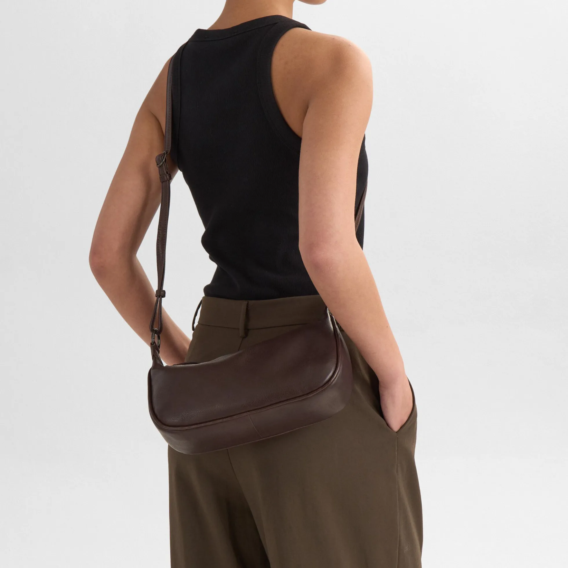 Mini MuseMBG Bag Soft Vintage, espresso brown