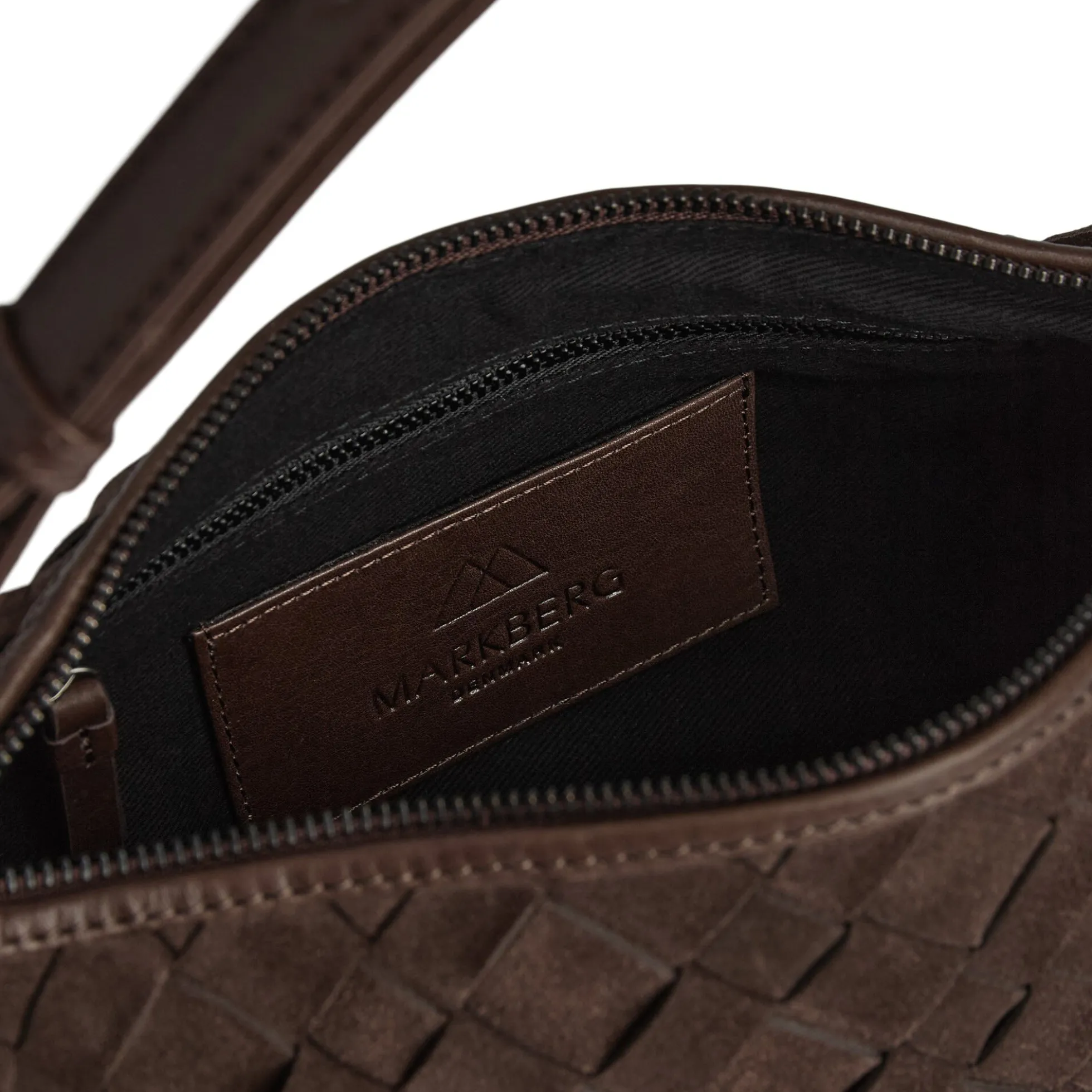 Mini MuseMBG Bag Sue. Weave, dark brown