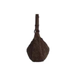 Mini MuseMBG Bag Sue. Weave, dark brown