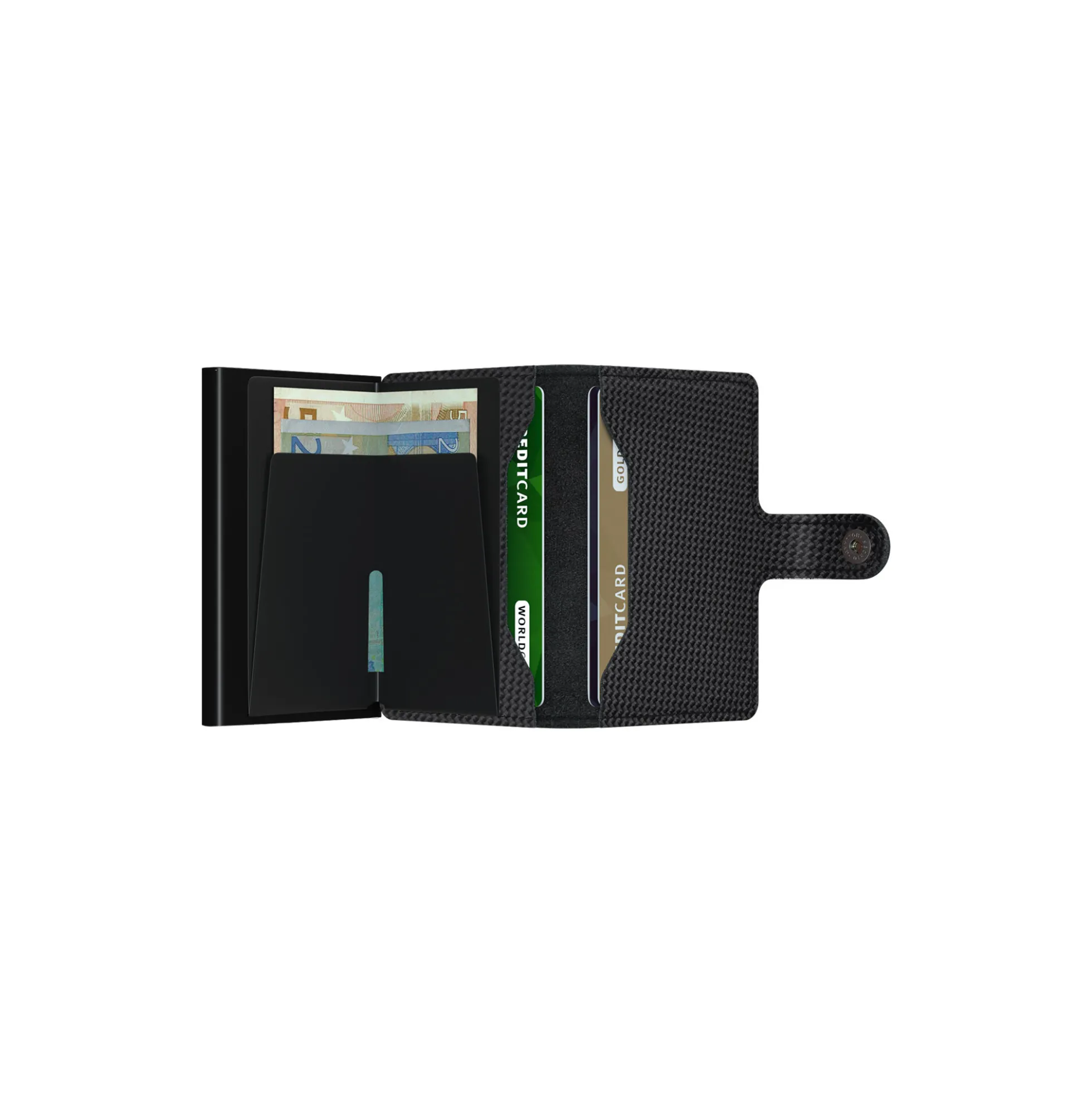 Miniwallet, carbon black