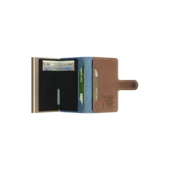Miniwallet, indigo 3/sand