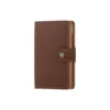 Miniwallet, saffiano caramel