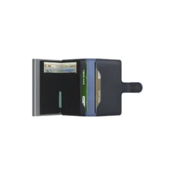 Miniwallet, saffiano navy