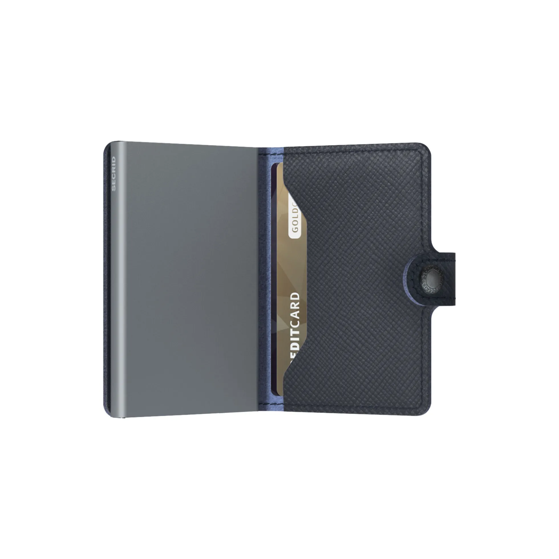 Miniwallet, saffiano navy
