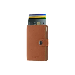 Miniwallet, vegetable tanned caramello/sand