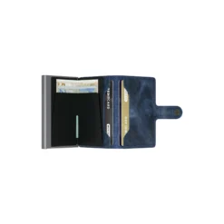 Miniwallet, vintage blue