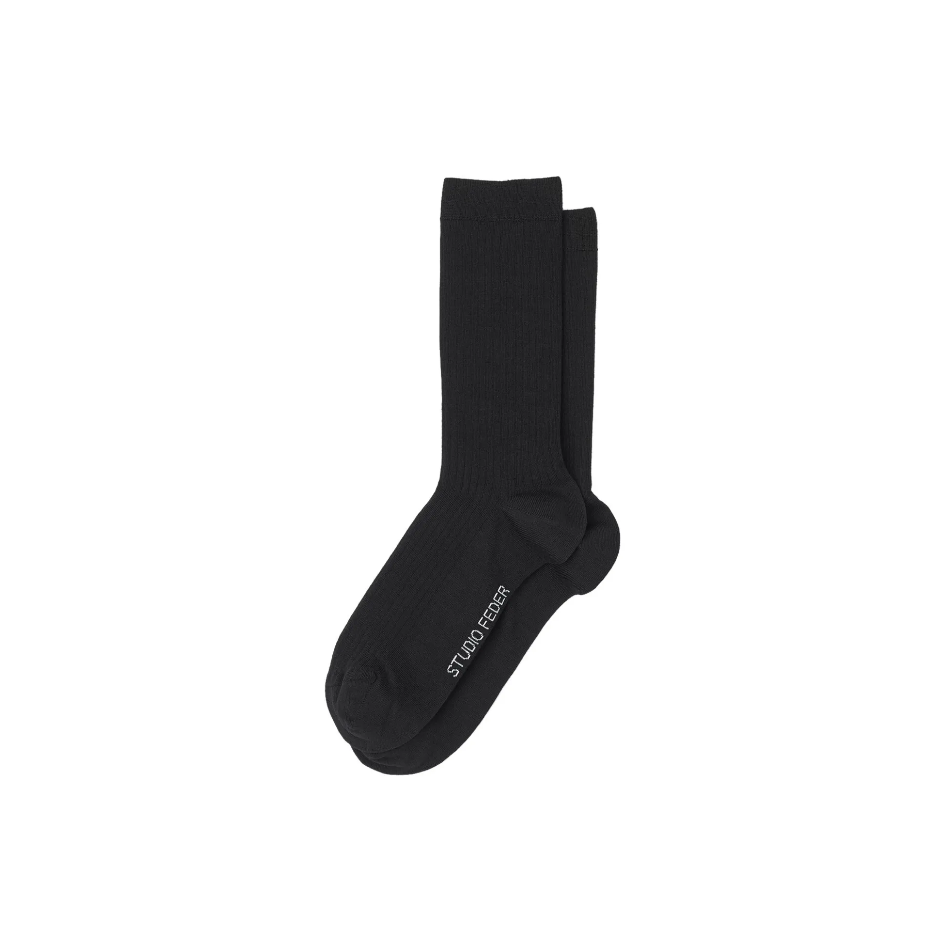 Minna bomuld sok, black