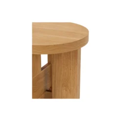 Mio Stool and Side Table, oiled oak