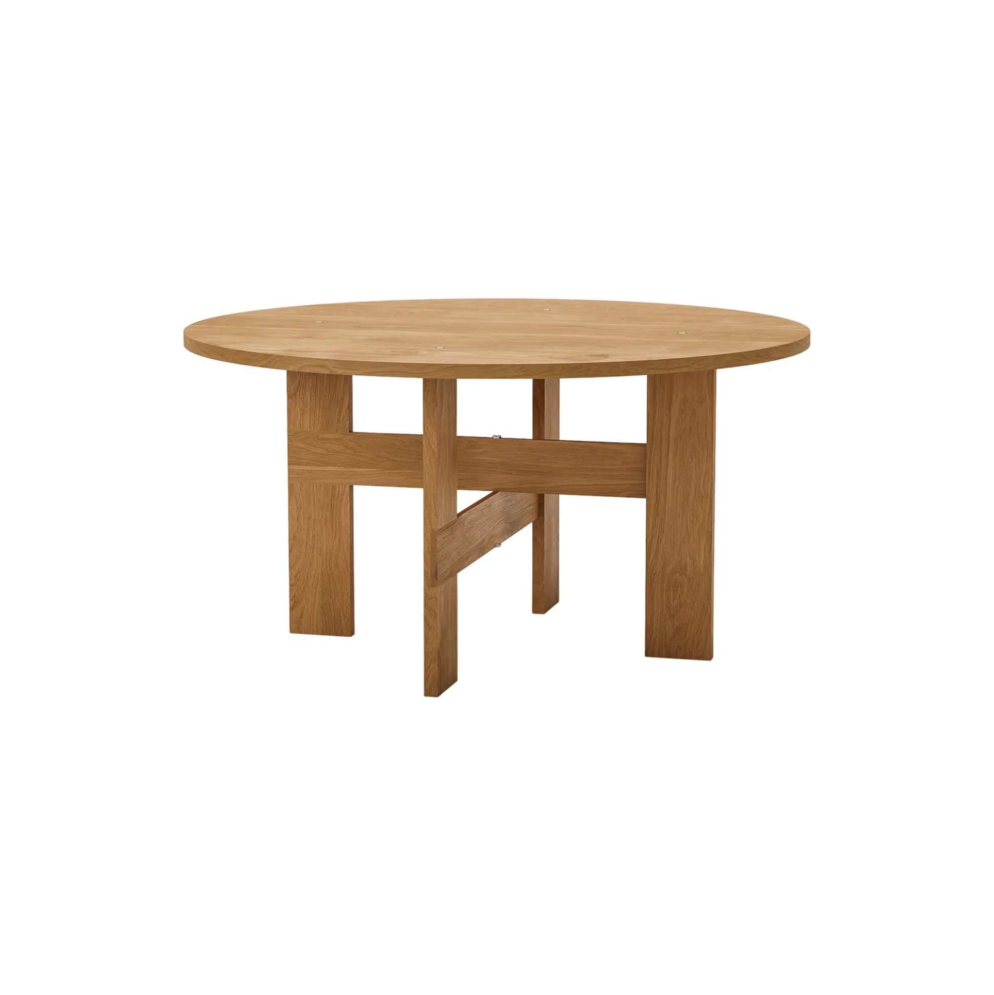 Mio Table Ø140, oiled oak