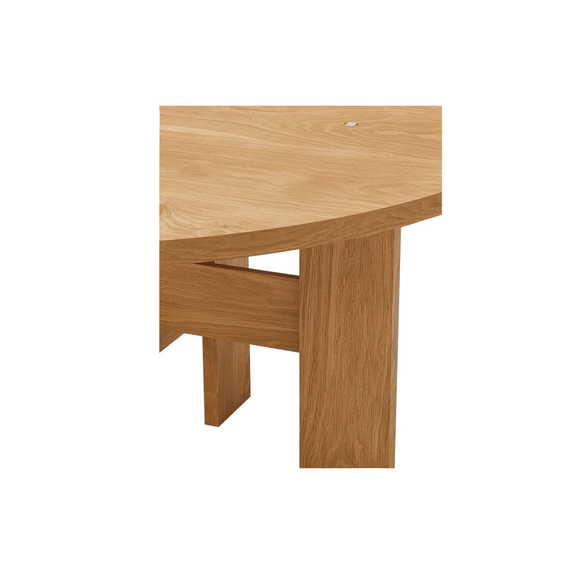 Mio Table Ø140, oiled oak