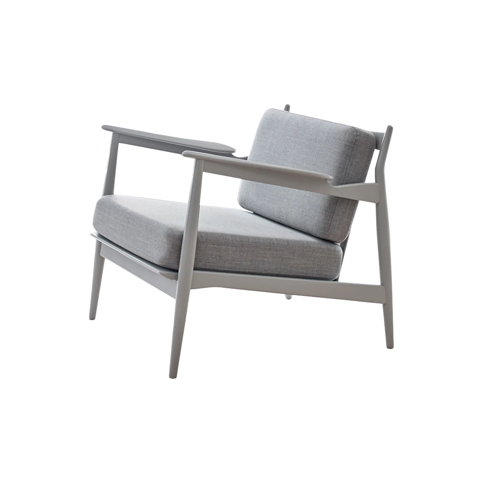Model 107 loungestol, grå