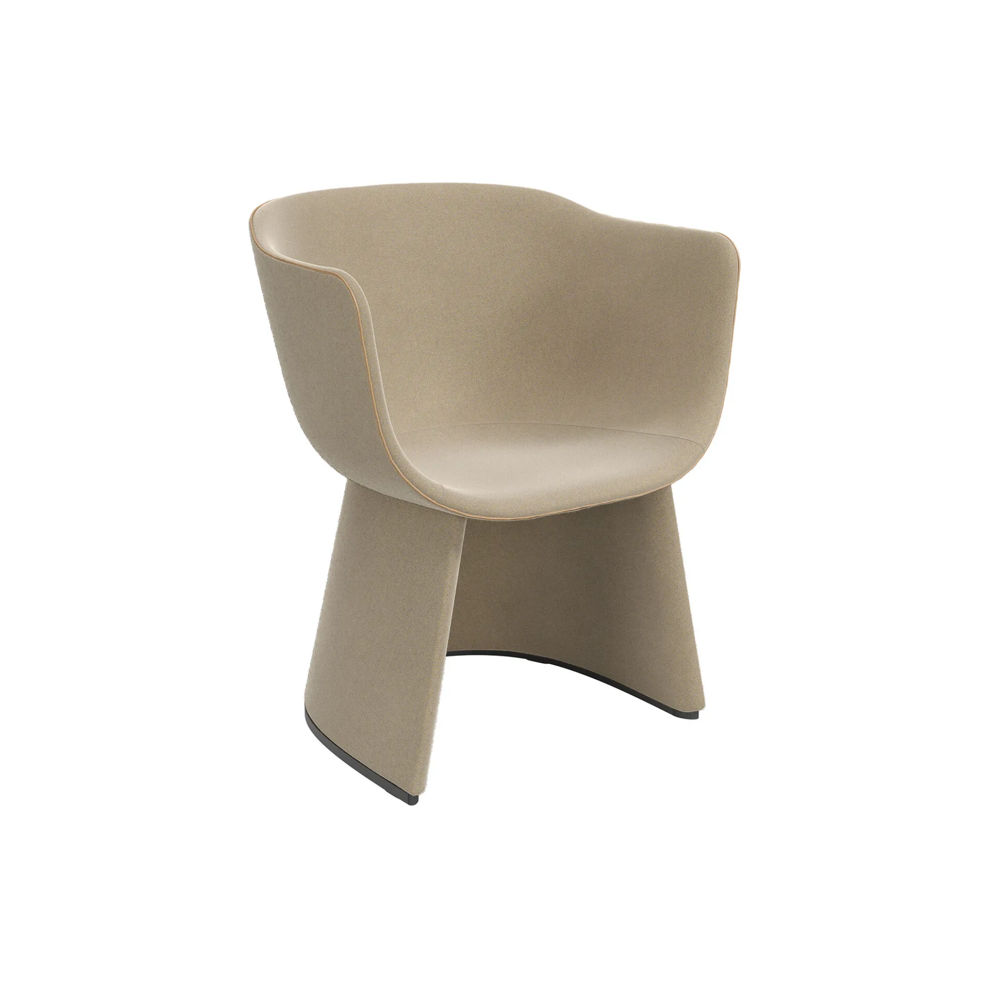Monolit™ CM231 loungestol med læderkede