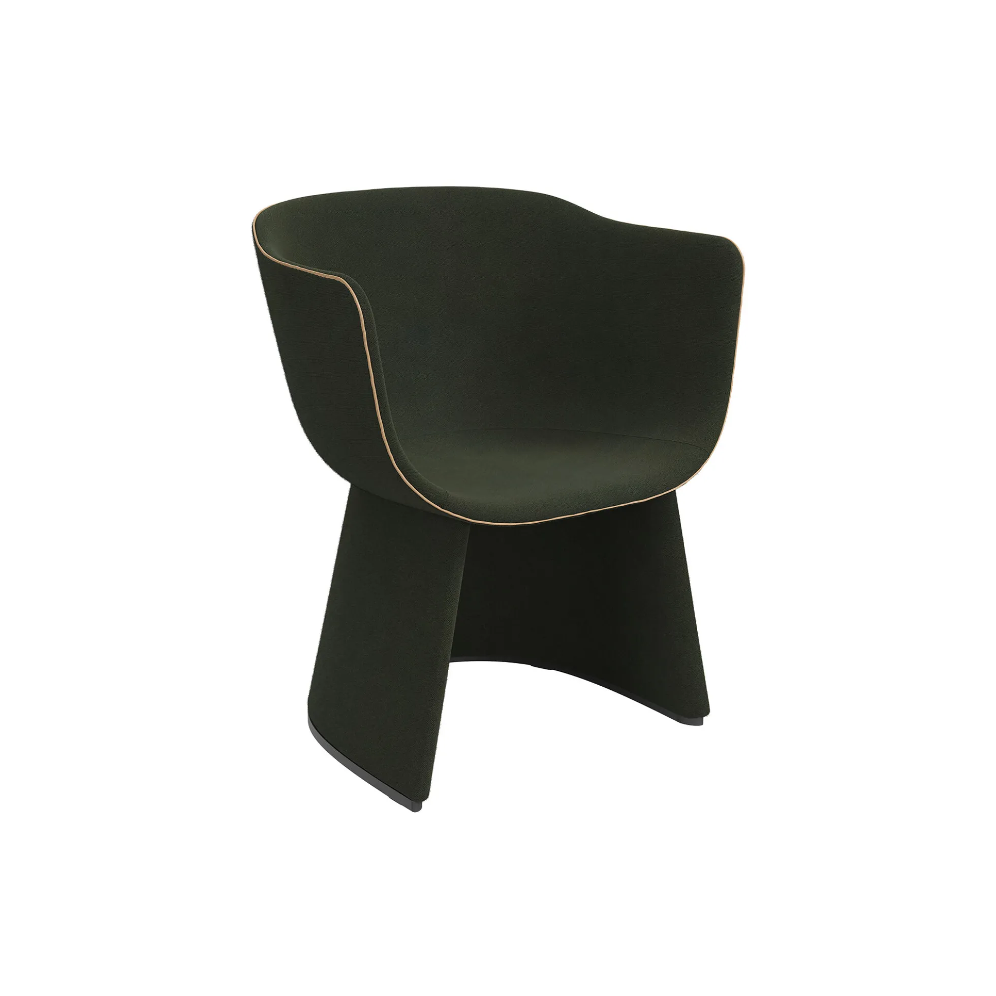 Monolit™ CM231 loungestol med læderkede