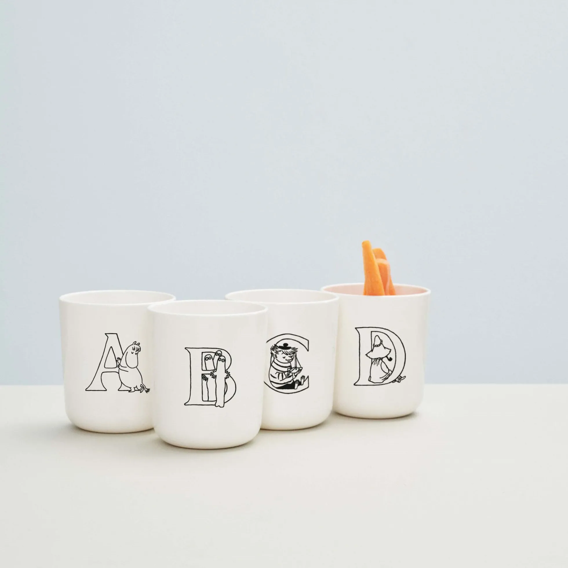 Moomin ABC kop C, moomin white
