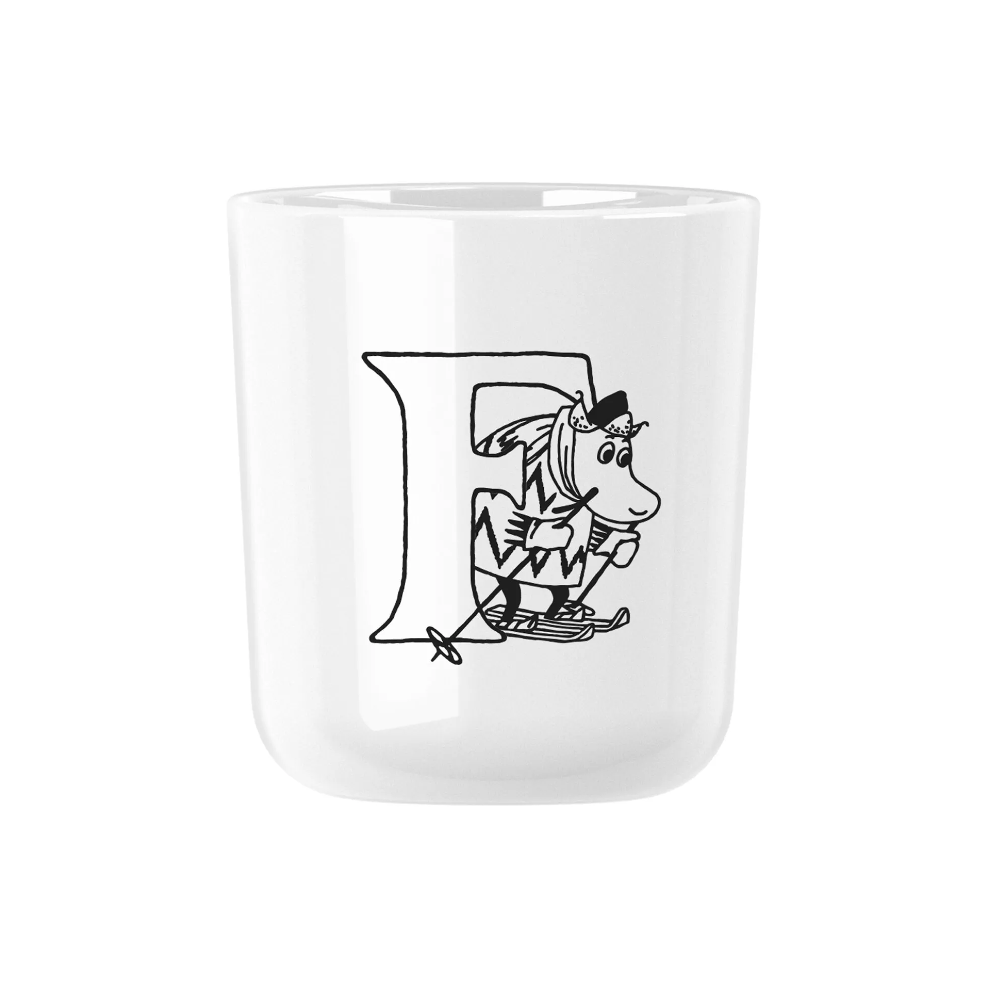Moomin ABC kop F, moomin white