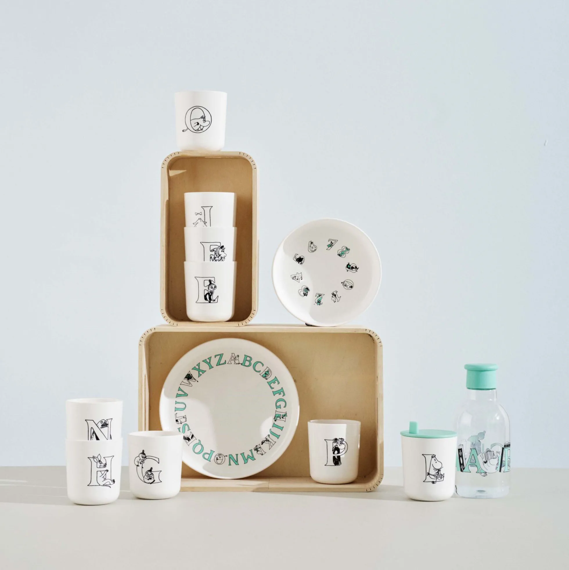 Moomin ABC kop G, moomin white