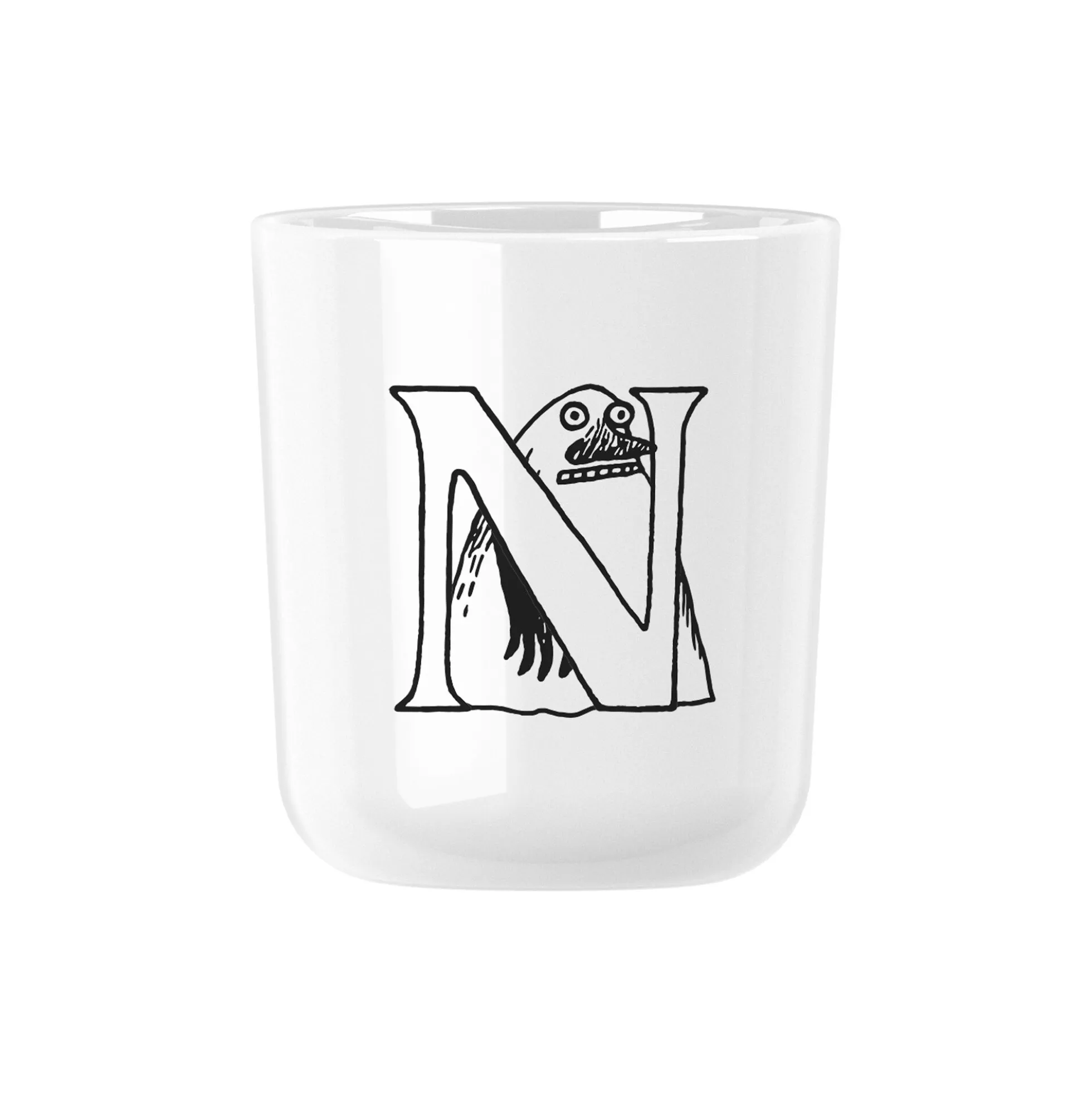 Moomin ABC kop N, moomin white
