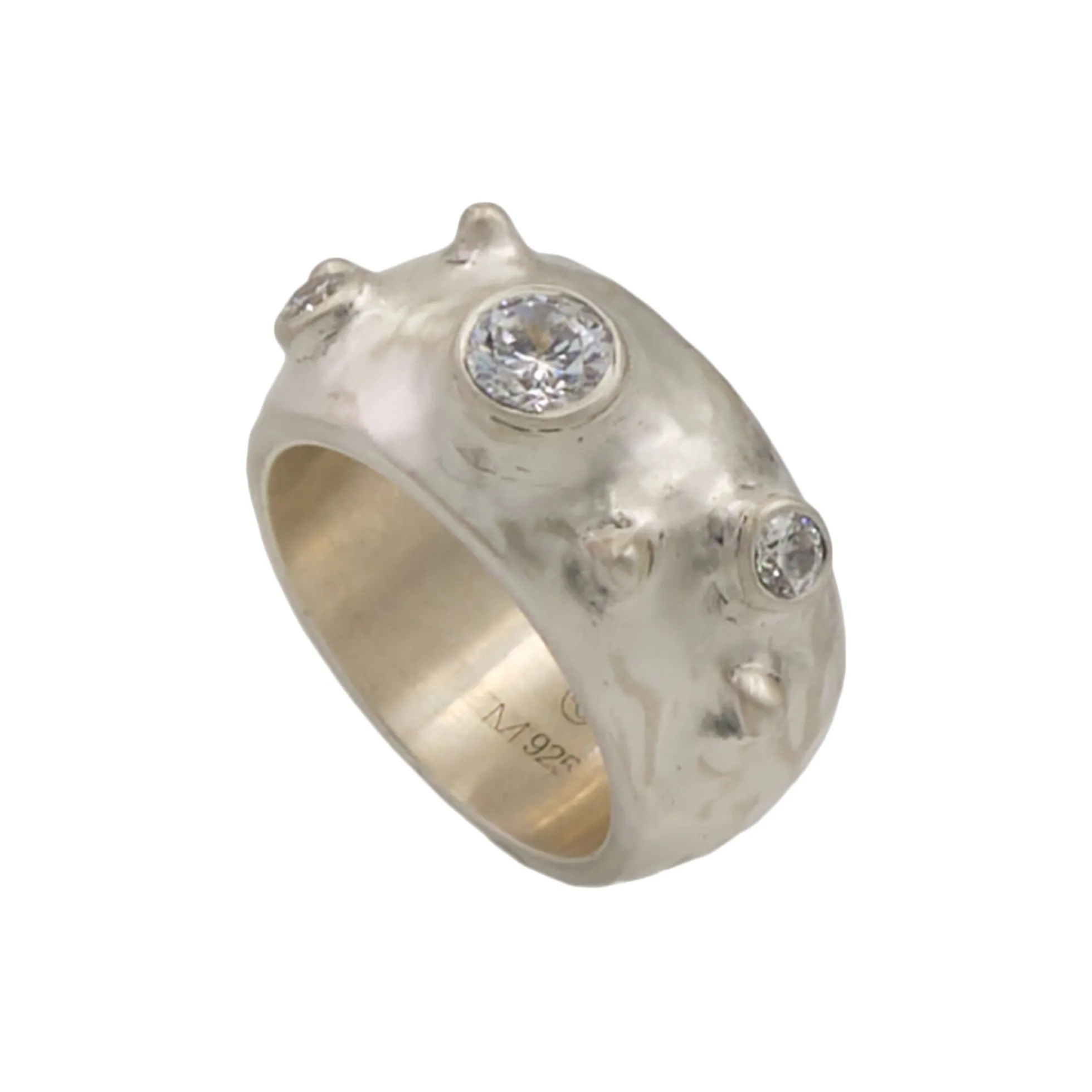 Moon Ring, silver