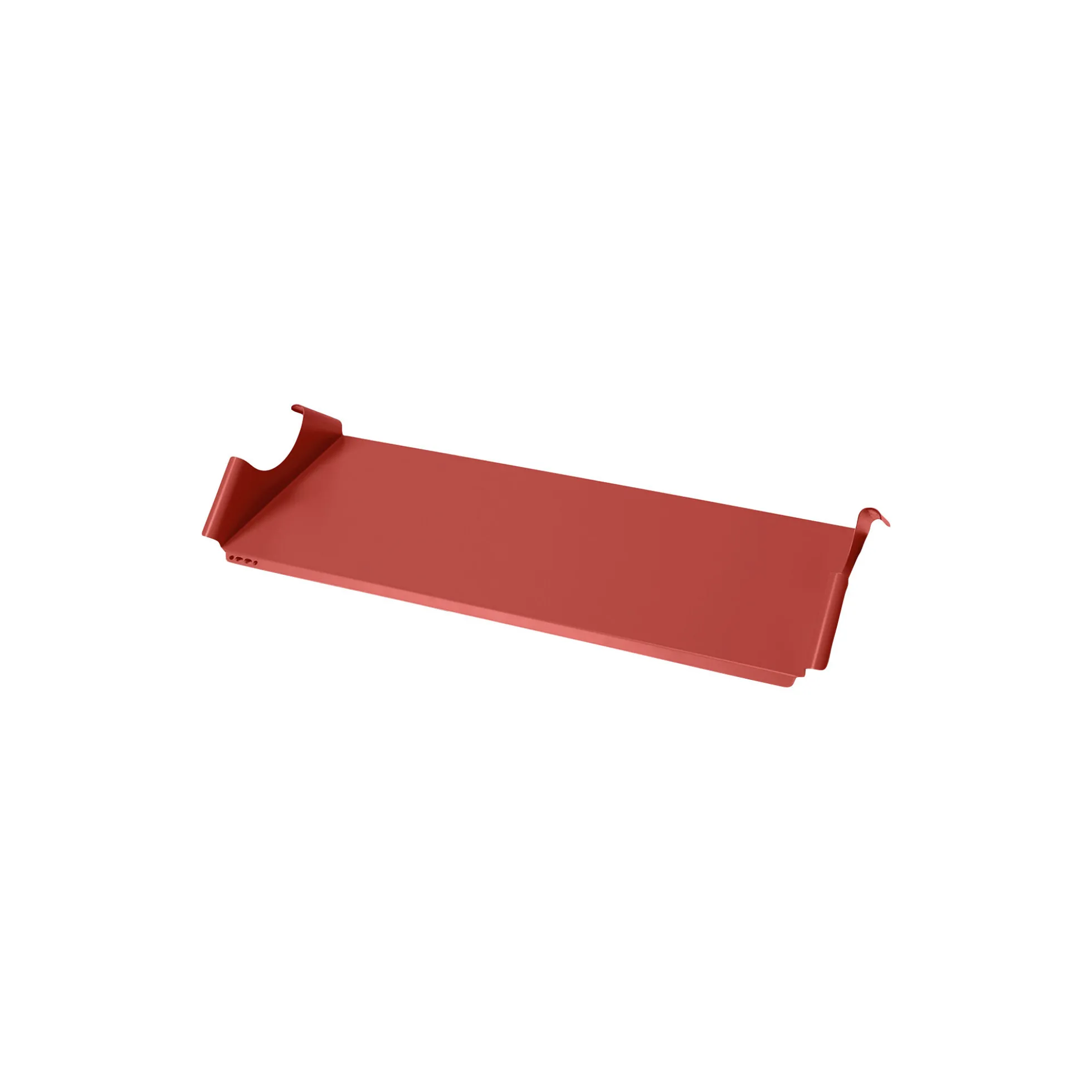 Moon Tray Shelf, burnin' red