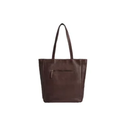 MorganMBG Shopper Soft Vintage, chocolate brown w/br. gold