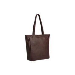 MorganMBG Shopper Soft Vintage, chocolate brown w/br. gold