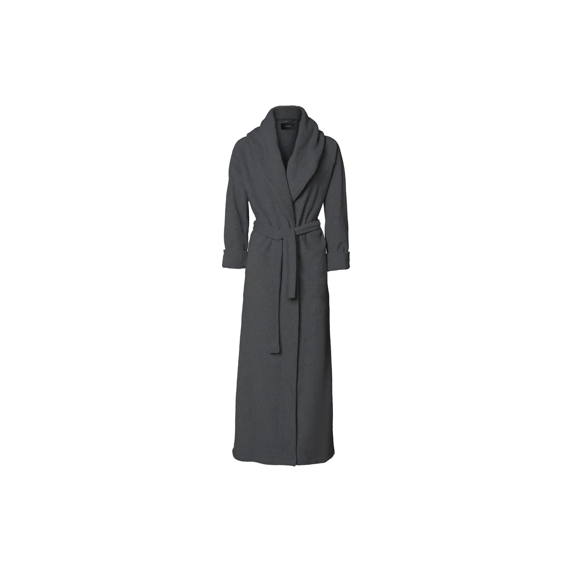 MOUNT EVEREST fleece bathrobe, dark grey