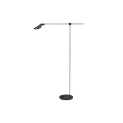 MS011 gulvlampe, black PVD