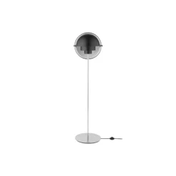 Multi-Lite Floor Lamp, black semi matt/chrome