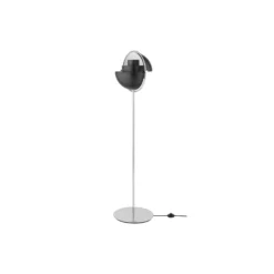 Multi-Lite Floor Lamp, black semi matt/chrome
