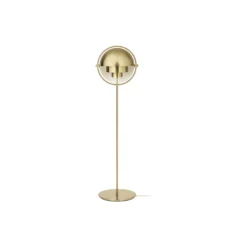 Multi-Lite Floor Lamp, brass