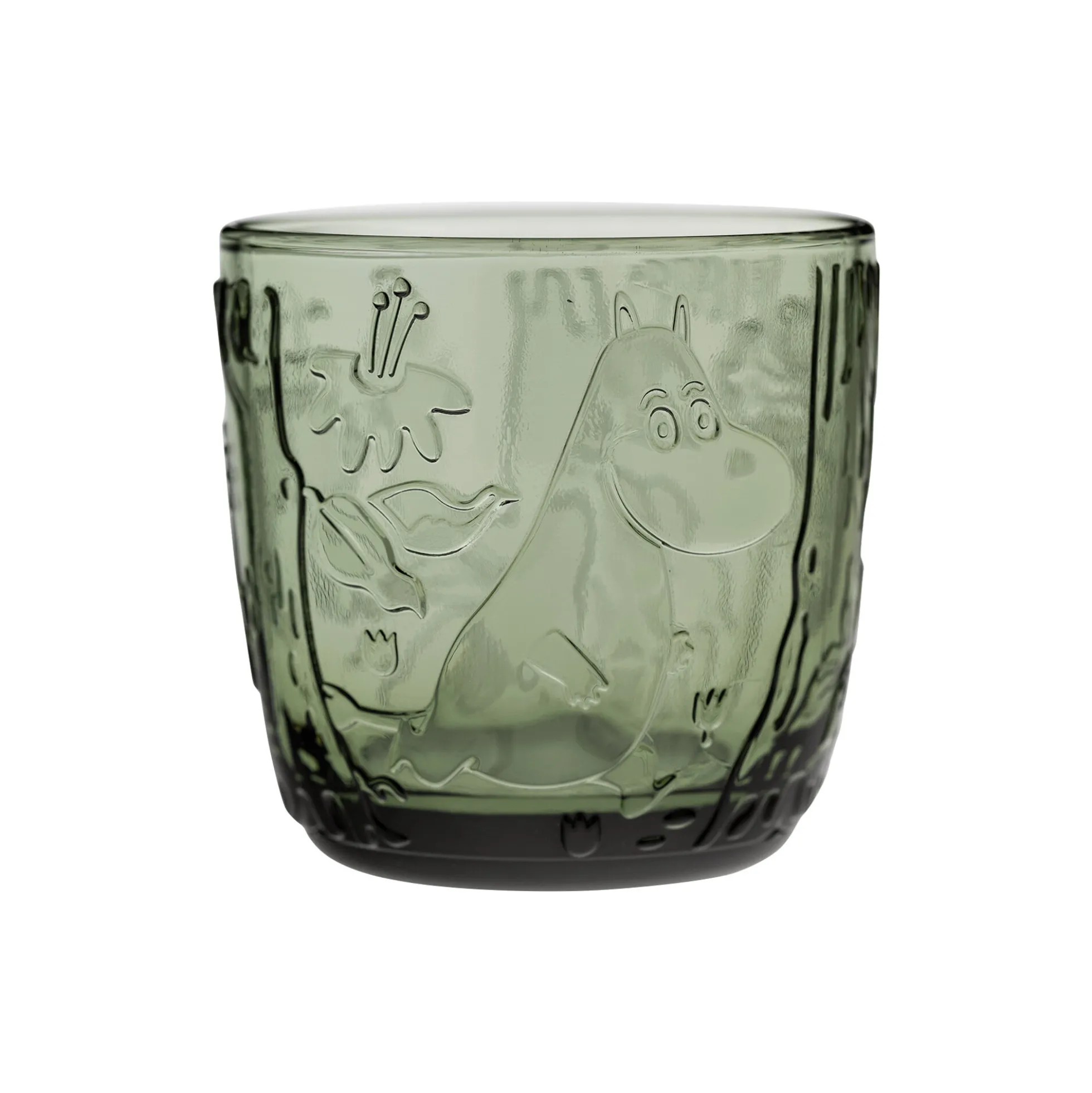 Mumi drikkeglas 28 cl 2 stk., pine green