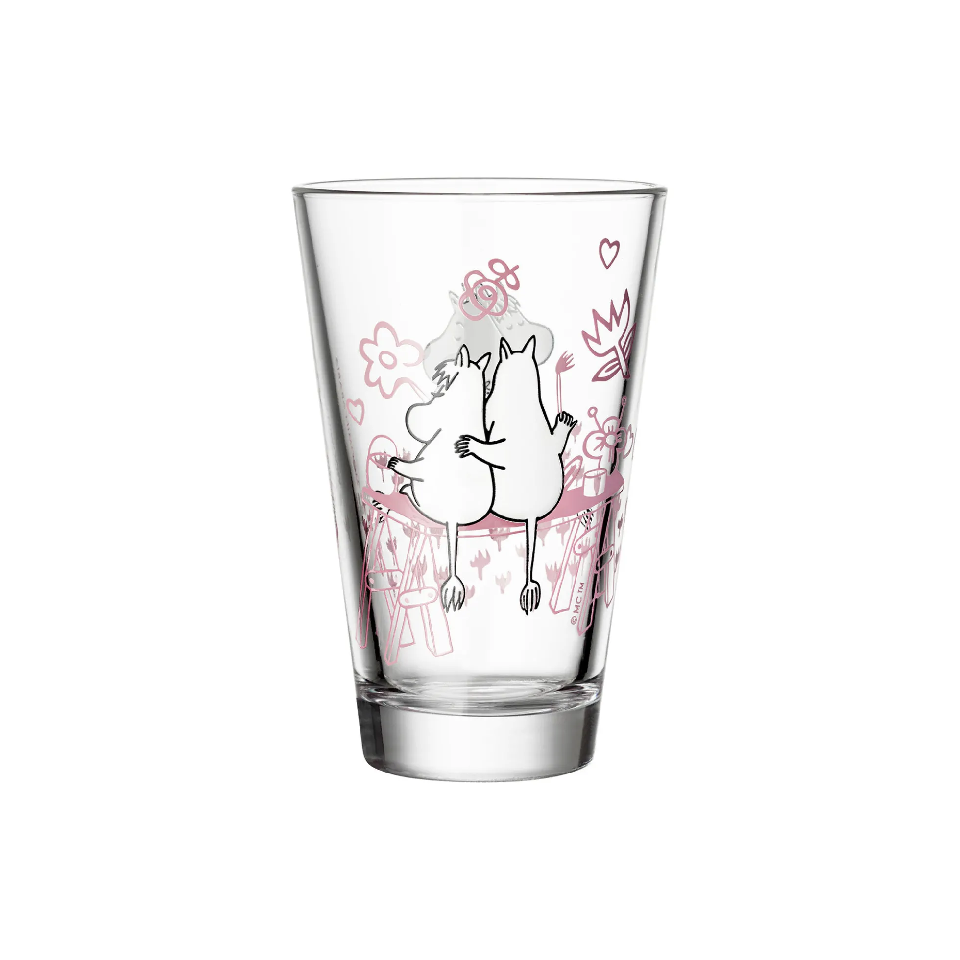 Mumi Glas 2 stk. Kærlighed