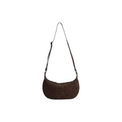 MuseMBG Bag Suede Weave, dark brown