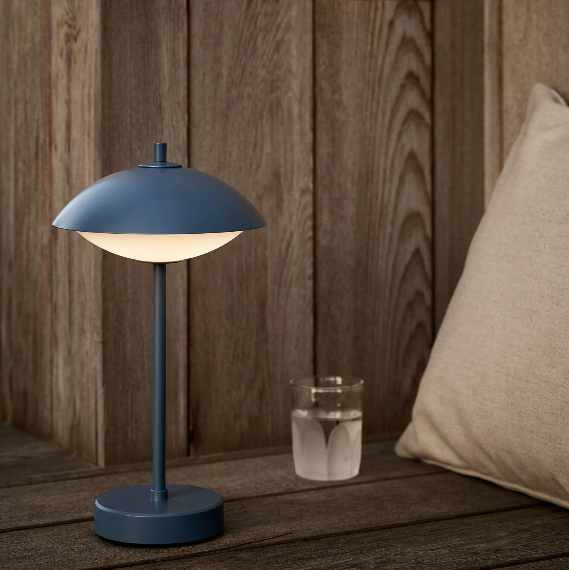 Musling™ transportabel lampe, dusk blue