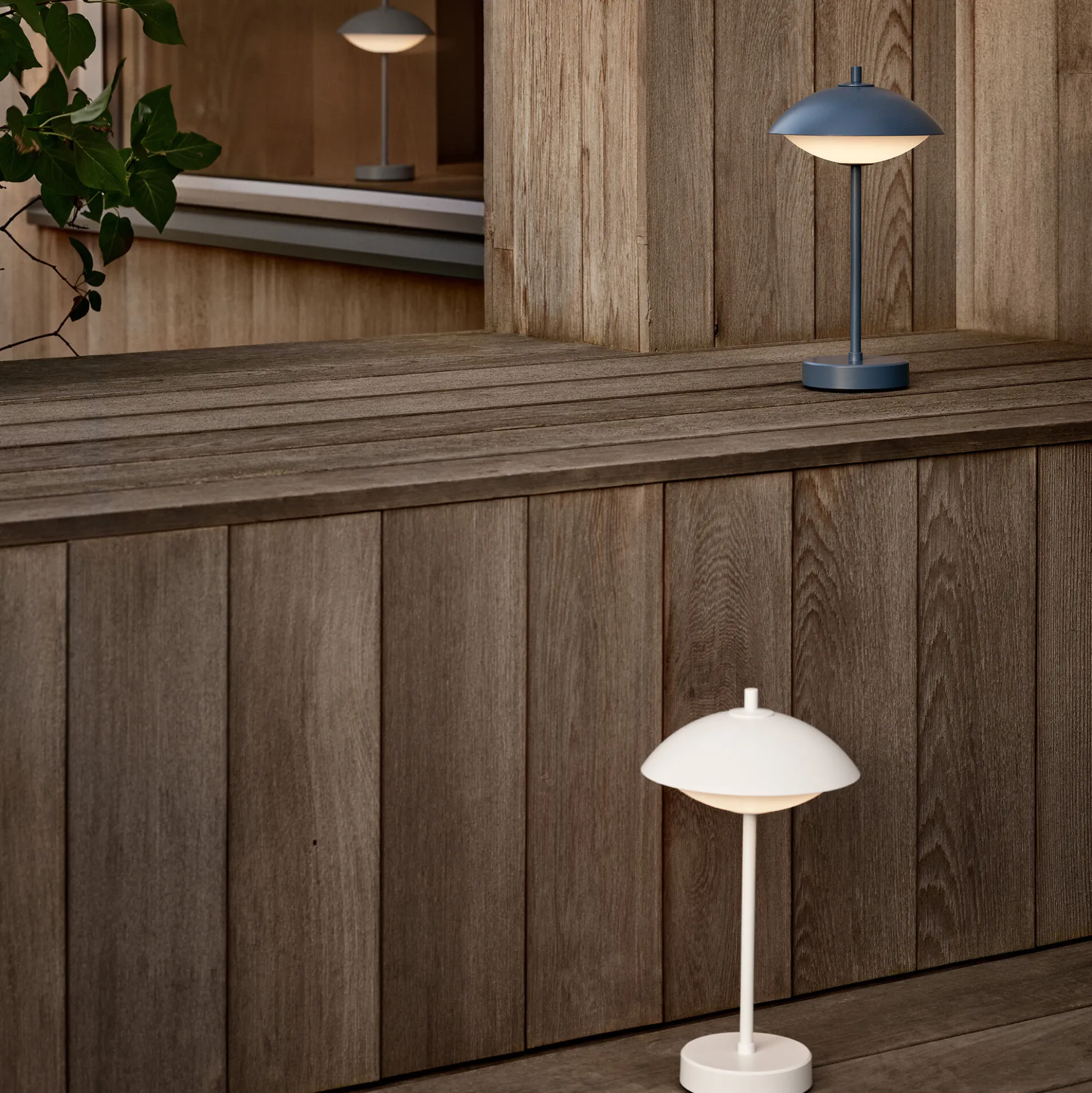 Musling™ transportabel lampe, dusk blue