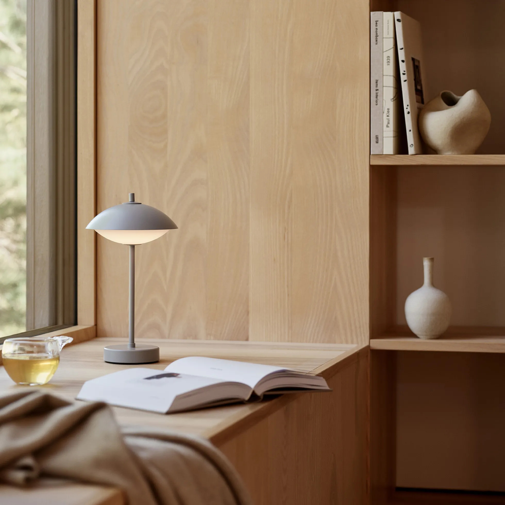 Musling™ transportabel lampe, nine grey