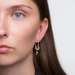 Nadia hoops, forsølvet