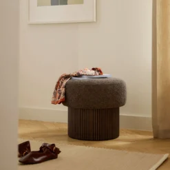 Nala Pouf, dark brown