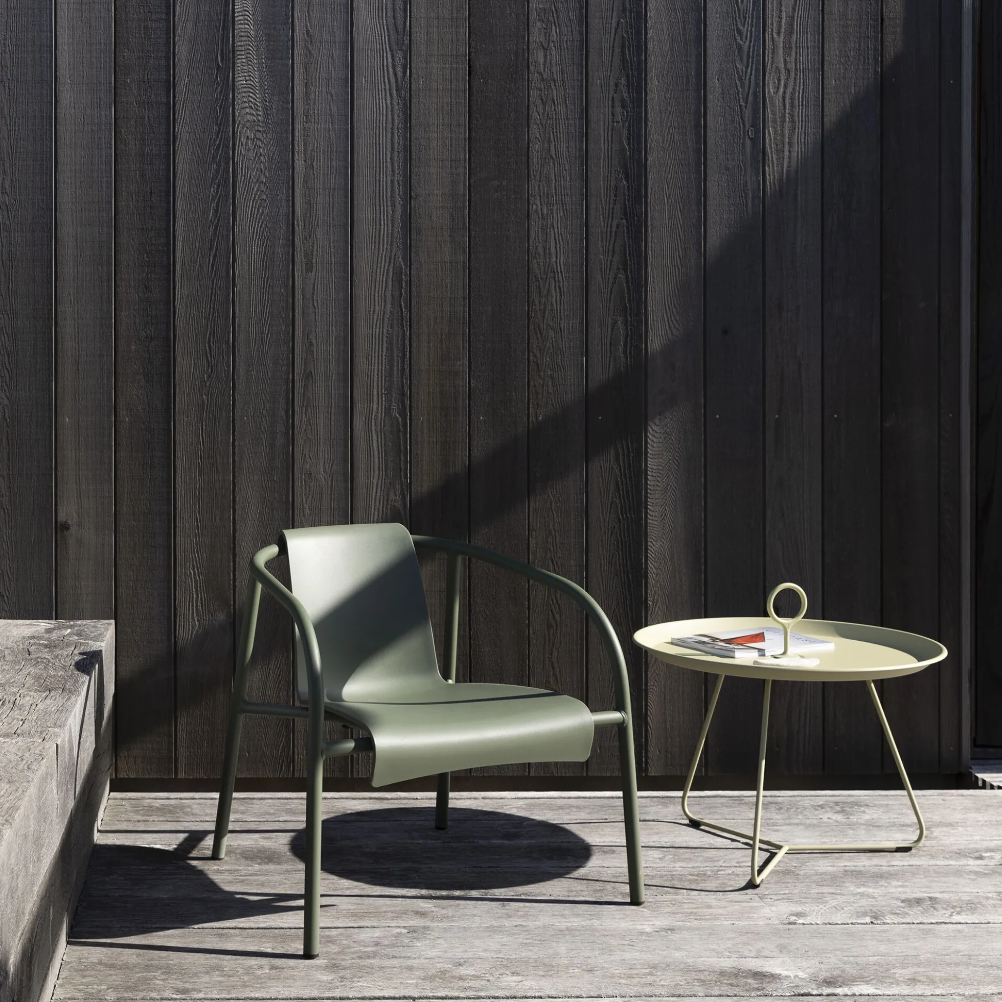NAMI loungestol, olive green