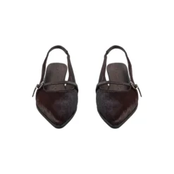 NANYSW SLINGBACK, dark brown