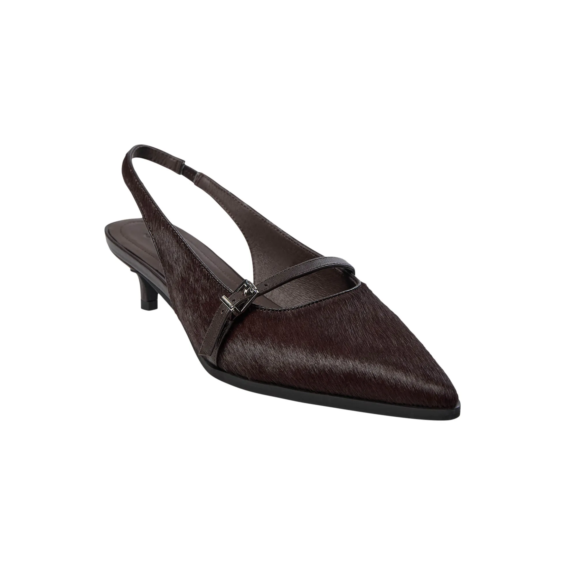 NANYSW SLINGBACK, dark brown