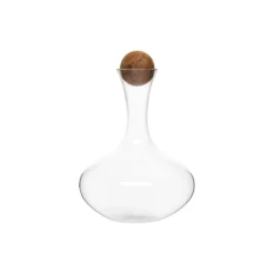 Nature Wine Carafe with Oak Stopper