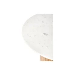 Nelly Round Dining Table, white marble