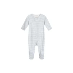Newborn Stripe Suit, mist/offwhite