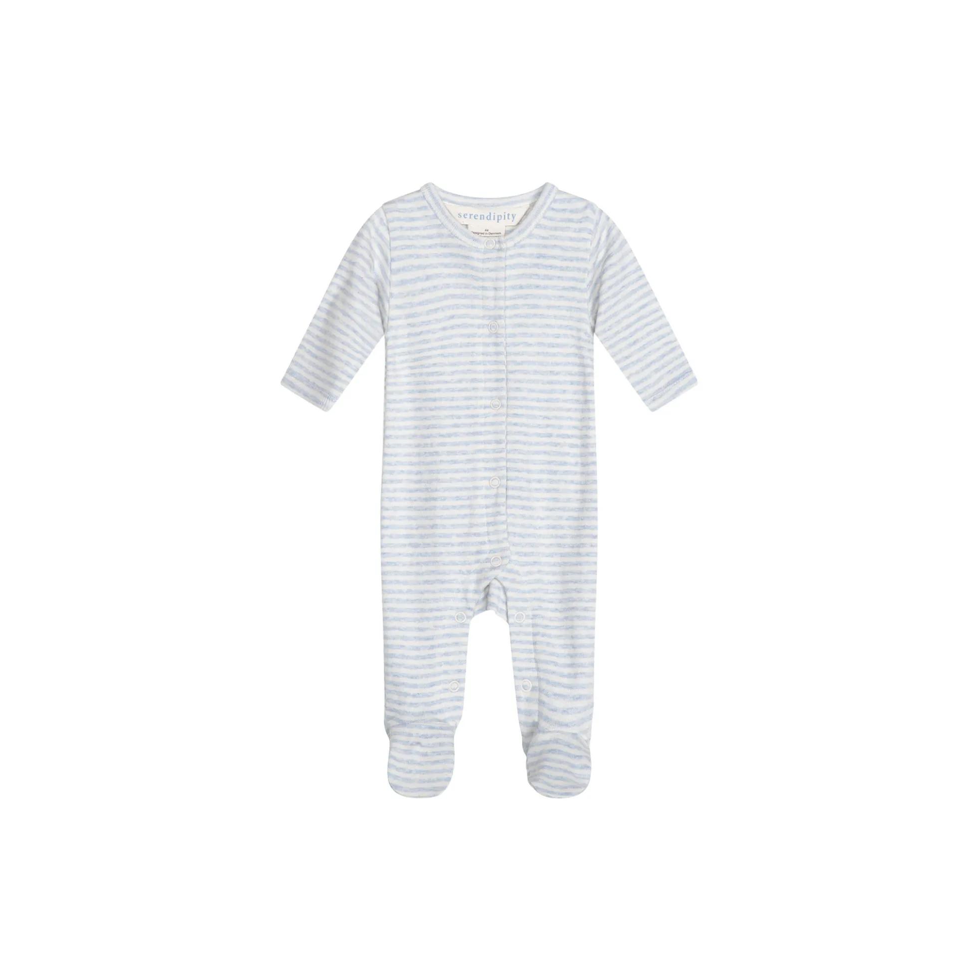Newborn Stripe Suit, mist/offwhite