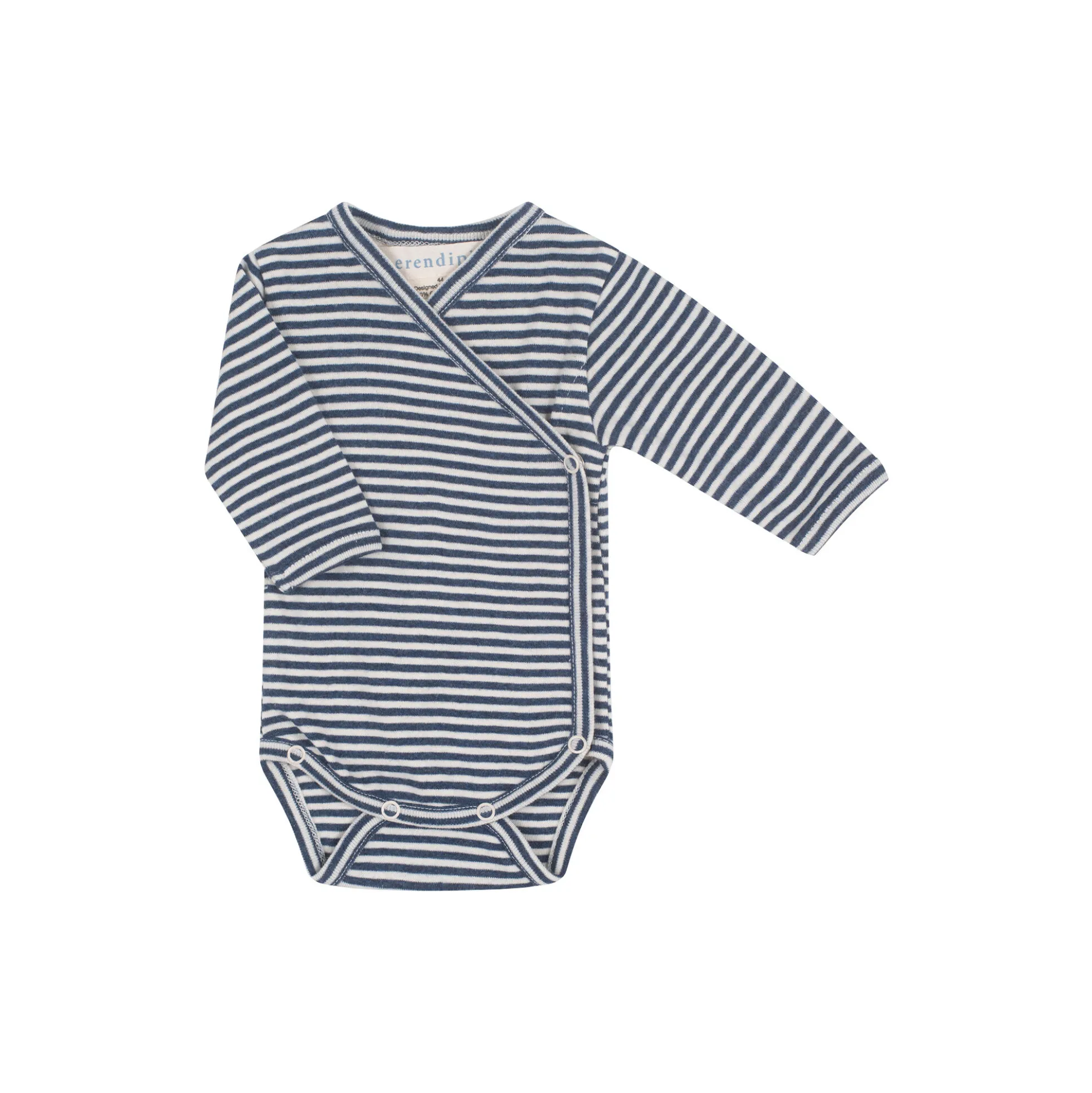Newborn Wrap Body, navy/offwhite
