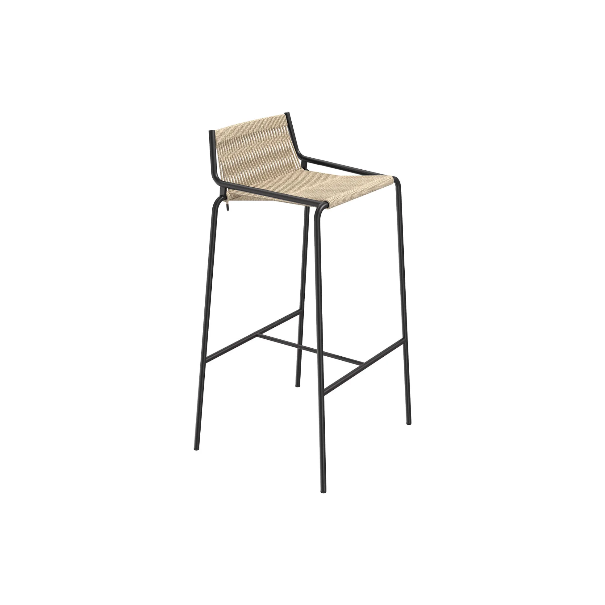 Noel Bar Chair, black/nature