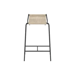 Noel Counter Chair, black/nature