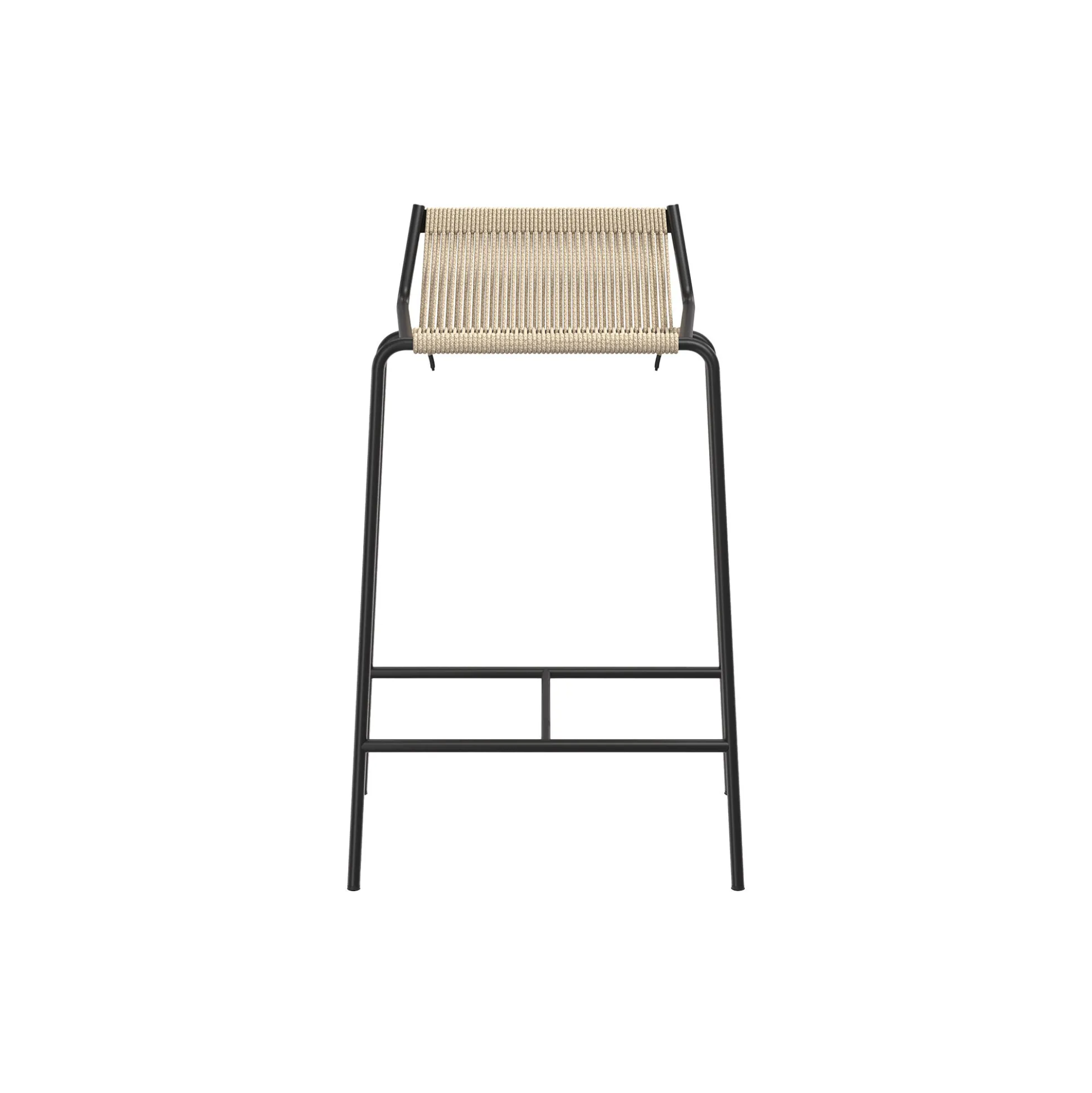 Noel Counter Chair, black/nature